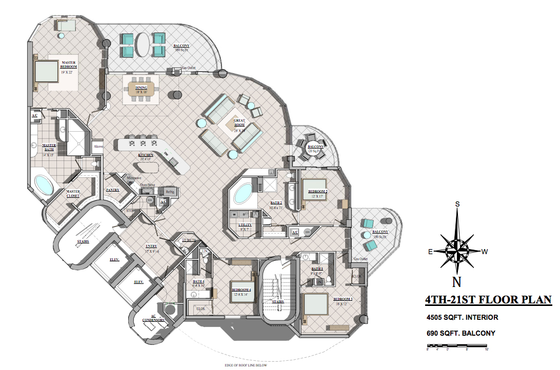 La Vista Residence Floor Plan